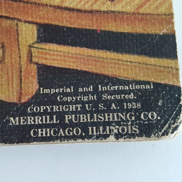 The Three Bears Milo Winter 3417 Vintage 1938 Merrill Publishing Company Chicago - Picture 3 of 12